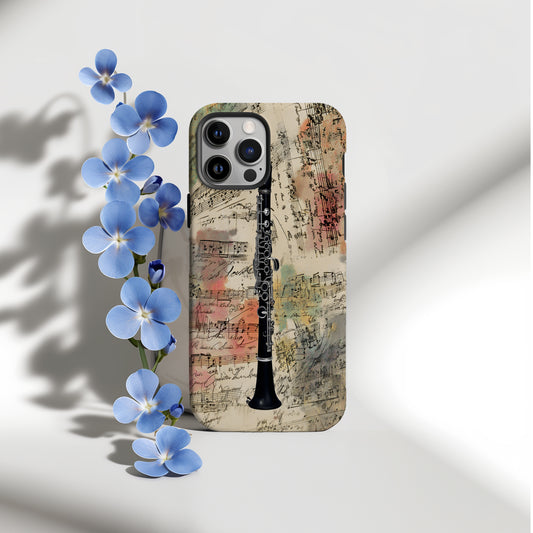 :  🎼 Vintage Clarinet Phone Case
