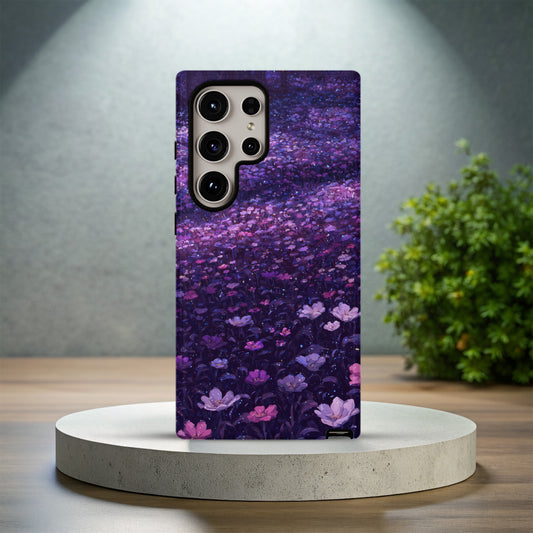 🌌 Enchanted Twilight Blossom Protective Phone Case
