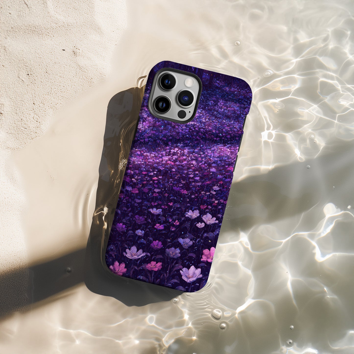 🌌 Enchanted Twilight Blossom Protective Phone Case