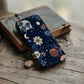 Celestial Night Bloom Protective Phone Case