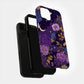 Midnight Violet Bloom Protective Phone Case
