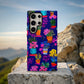 🌸 Midnight Garden Pots – Vibrant Floral Protective Phone Case 🌸