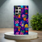 🌸 Midnight Garden Pots – Vibrant Floral Protective Phone Case 🌸