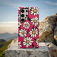 🌼 Retro Daisy Pop – Hot Pink Floral Protective Phone Case 🌼