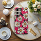 🌼 Retro Daisy Pop – Hot Pink Floral Protective Phone Case 🌼