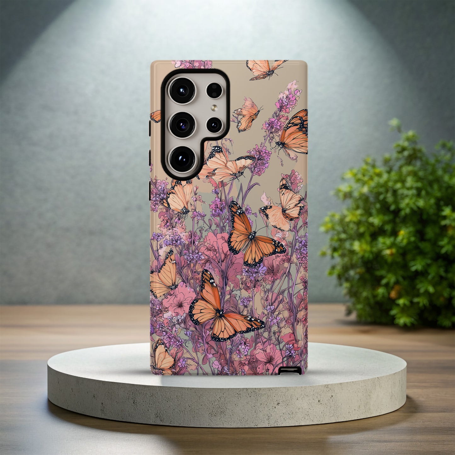 🦋 Monarch Meadow – Butterfly Garden Protective Phone Case 🦋