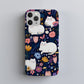 🐱 Moonlit Garden Cats Protective Phone Case
