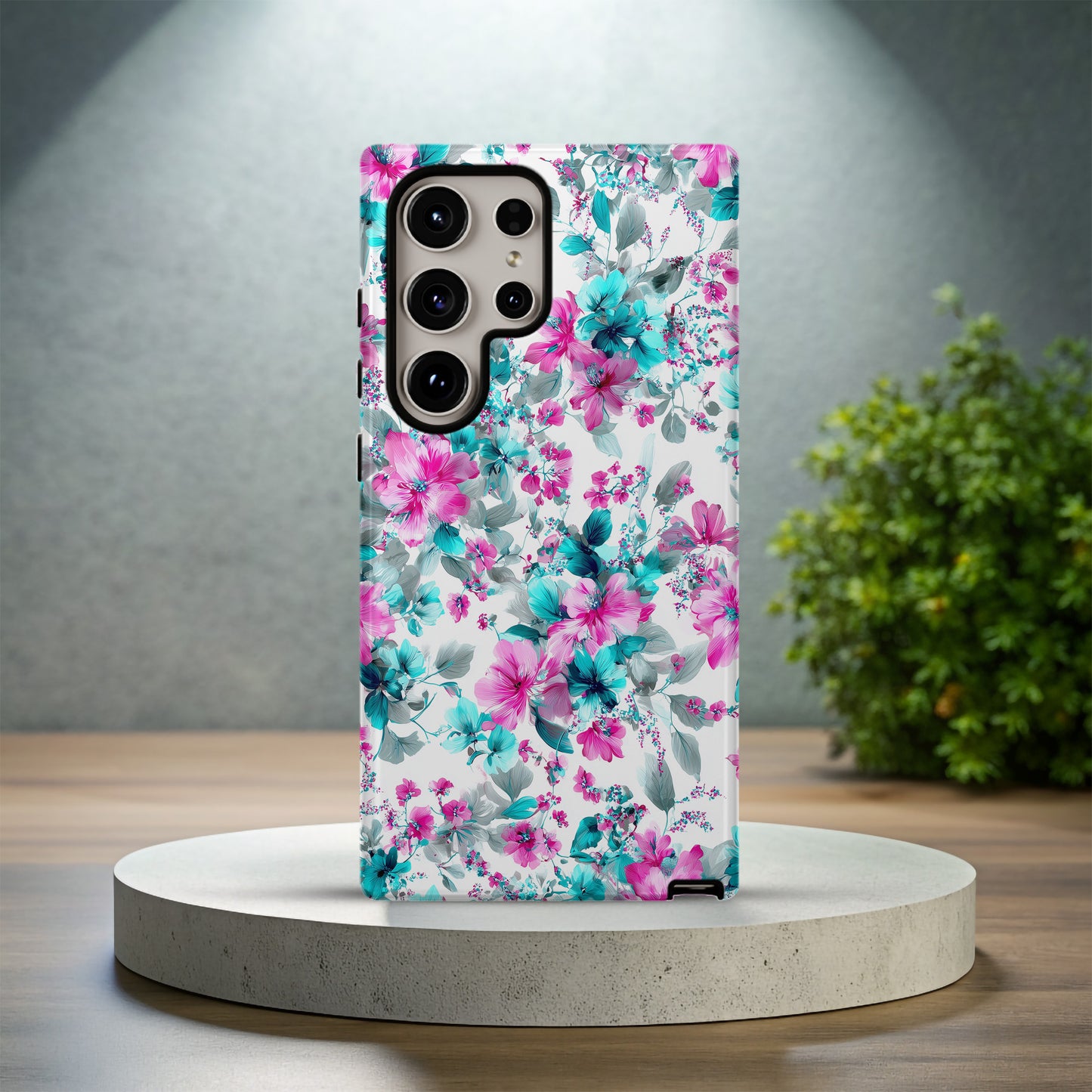 🌺 Tropical Breeze Floral Protective Phone Case