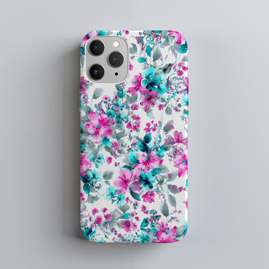 🌺 Tropical Breeze Floral Protective Phone Case