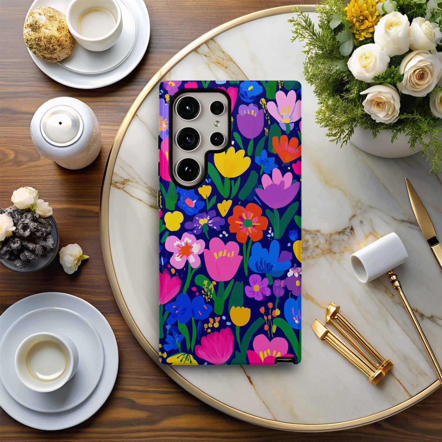 🌸 Vibrant Wildflower Garden Protective Phone Case 🌸