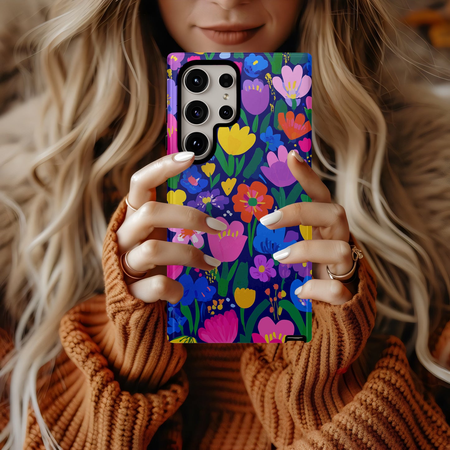 🌸 Vibrant Wildflower Garden Protective Phone Case 🌸
