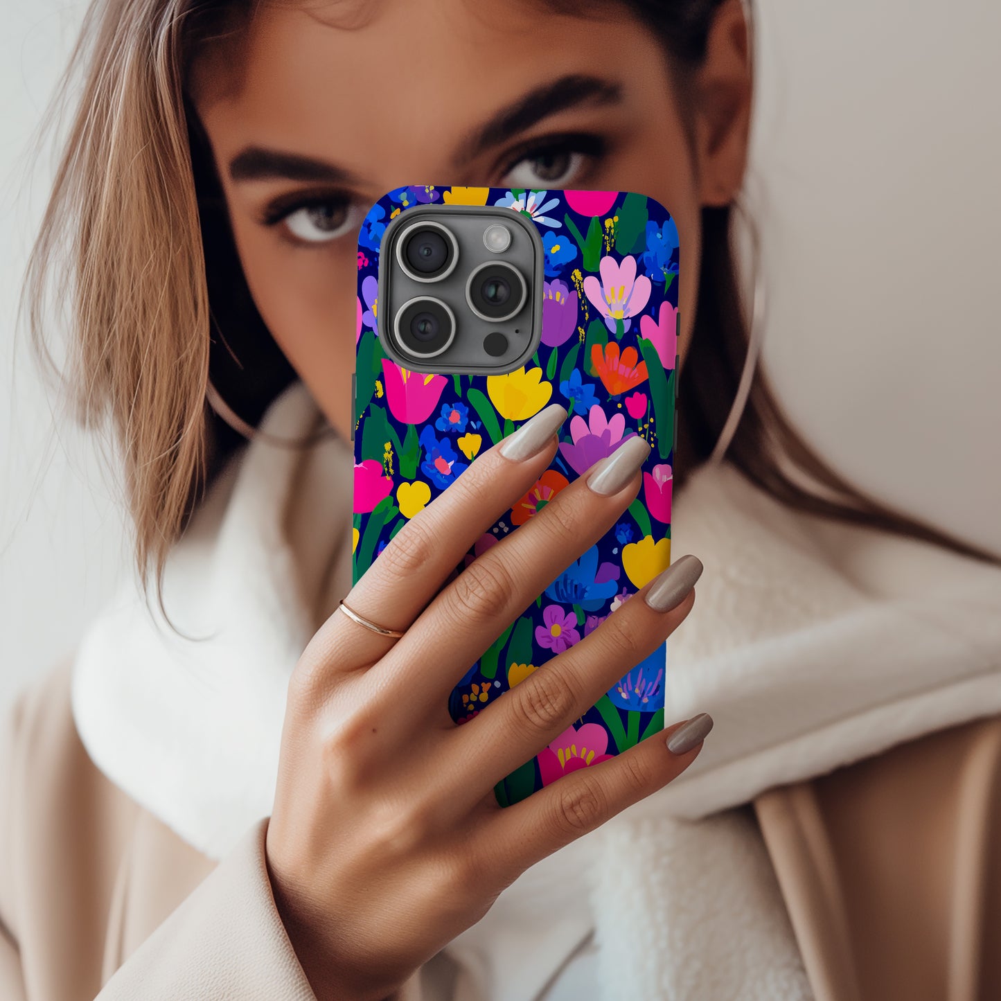 🌸 Vibrant Wildflower Garden Protective Phone Case 🌸