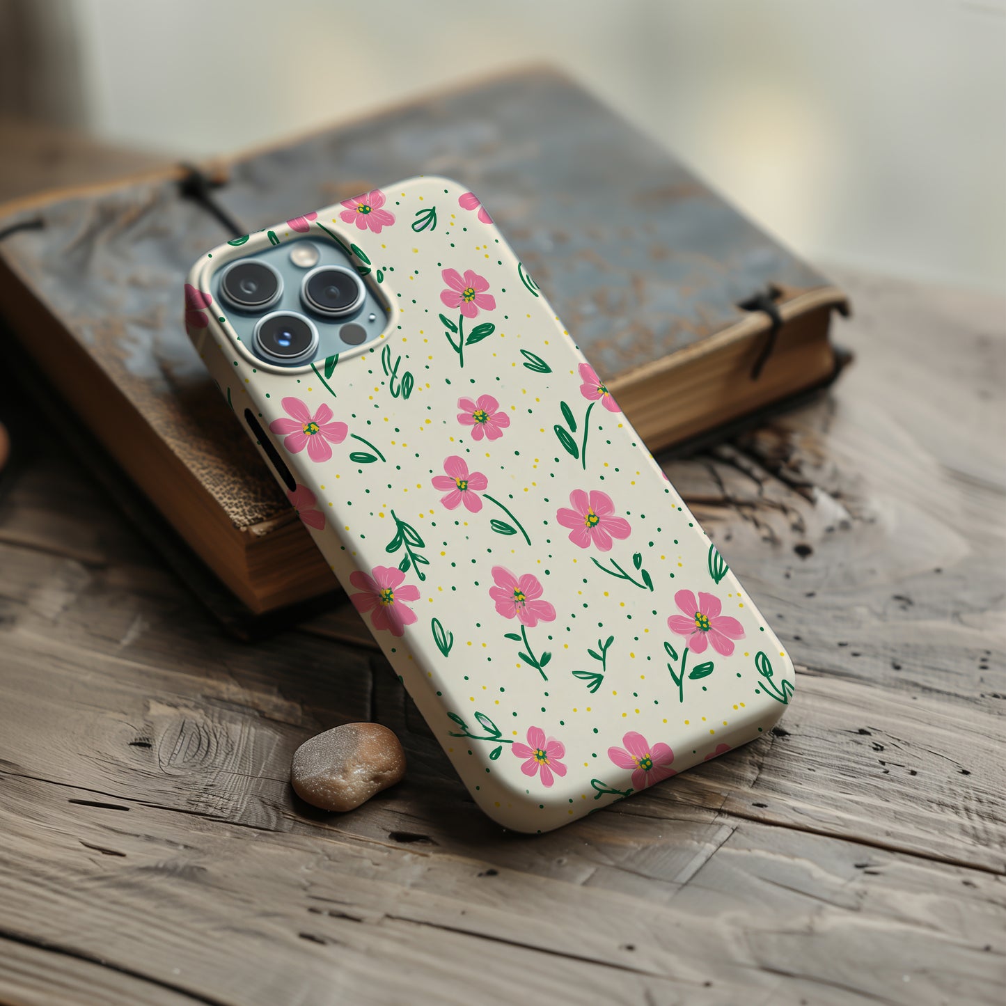 🌸 Sweet Meadow Pink Floral Protective Phone Case 🌸
