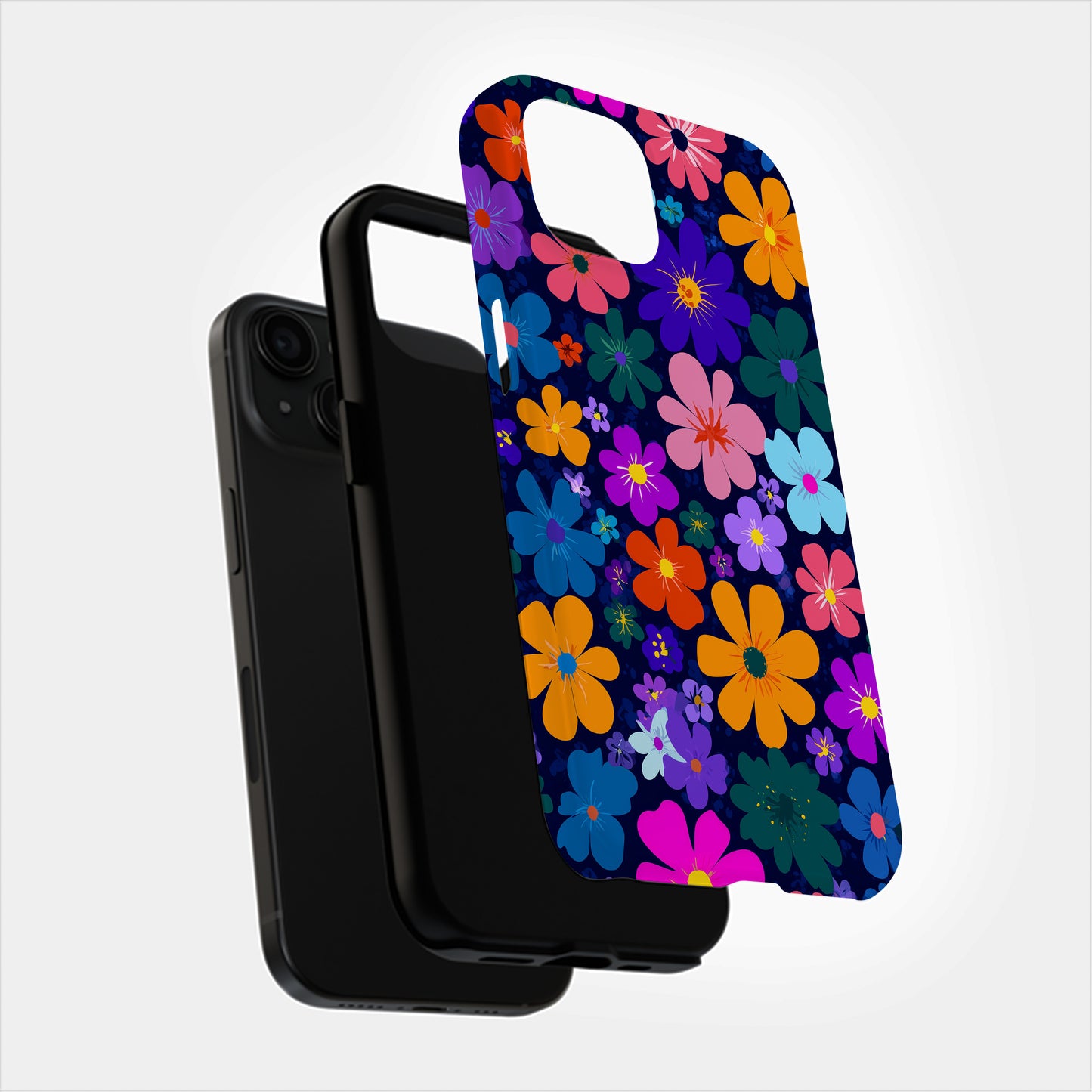 🌙 Midnight Bloom Protective Phone Case