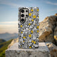 Golden Bloom Floral Phone Case