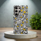Golden Bloom Floral Phone Case