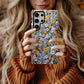 Golden Bloom Floral Phone Case