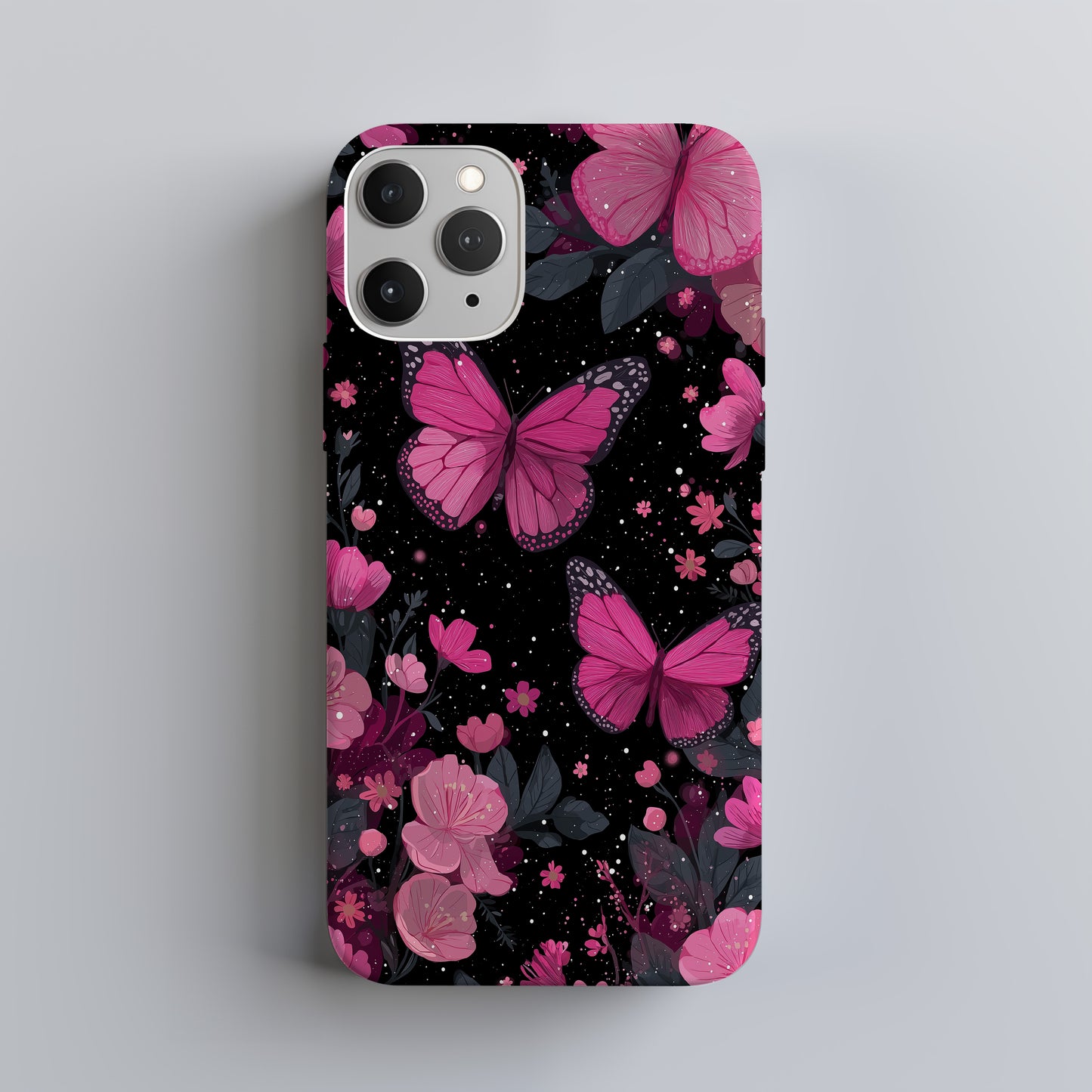 Pink Butterfly Garden Phone Case