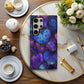 Galaxy Heart Aesthetic Phone Case – Purple & Blue Cosmic Love Design