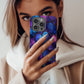 Galaxy Heart Aesthetic Phone Case – Purple & Blue Cosmic Love Design