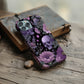 💀🌸 Midnight Bloom Skull Protective Phone Case