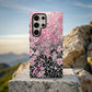 🌸🐆 Blush Bloom Leopard Protective Phone Case