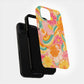 🌼 Retro Sunset Bloom Protective Phone Case