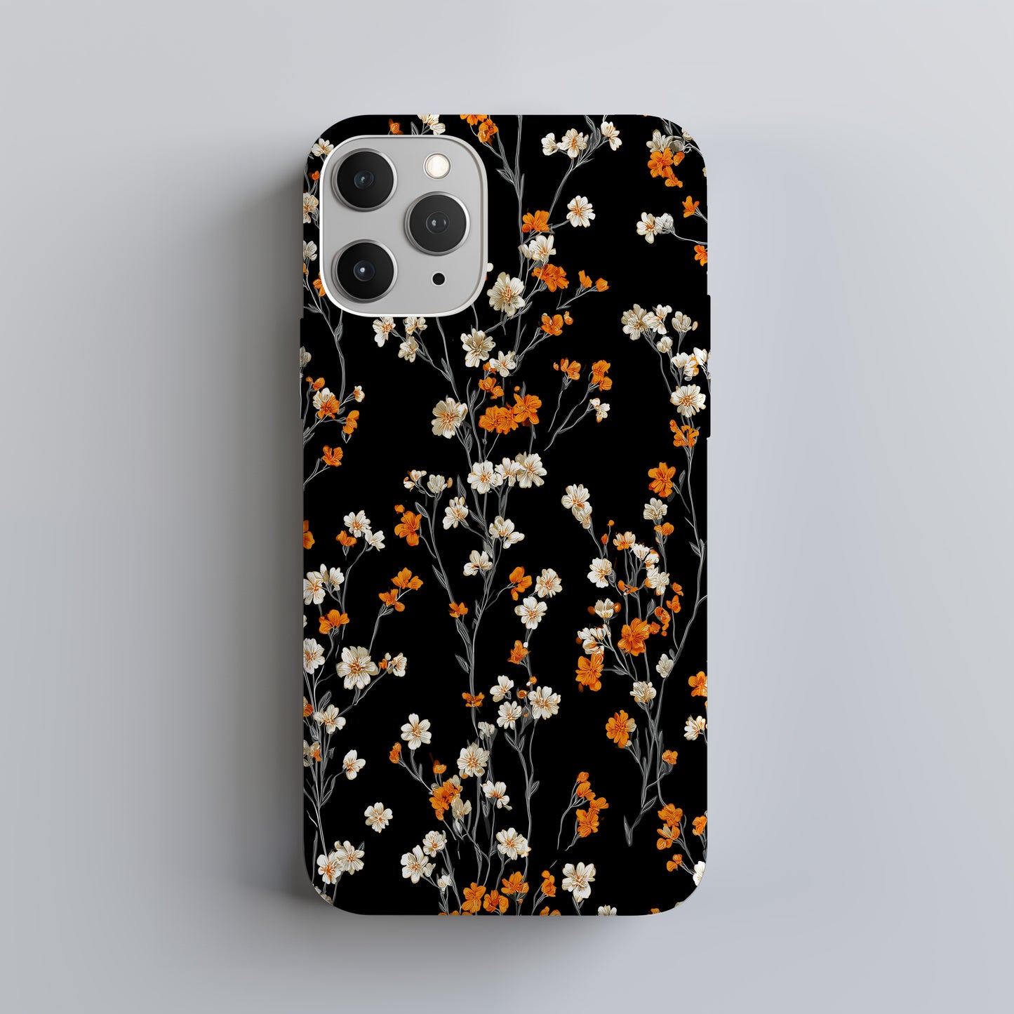 Midnight Bloom Floral Protective Phone Case