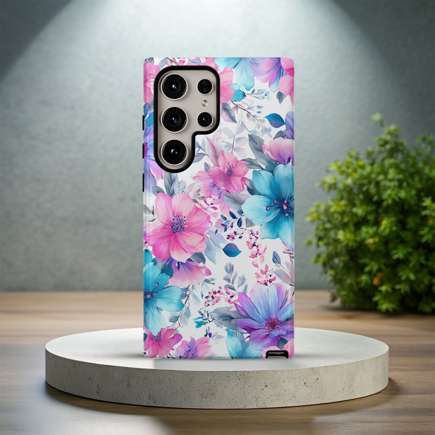 Pastel Bloom Garden Protective Phone Case