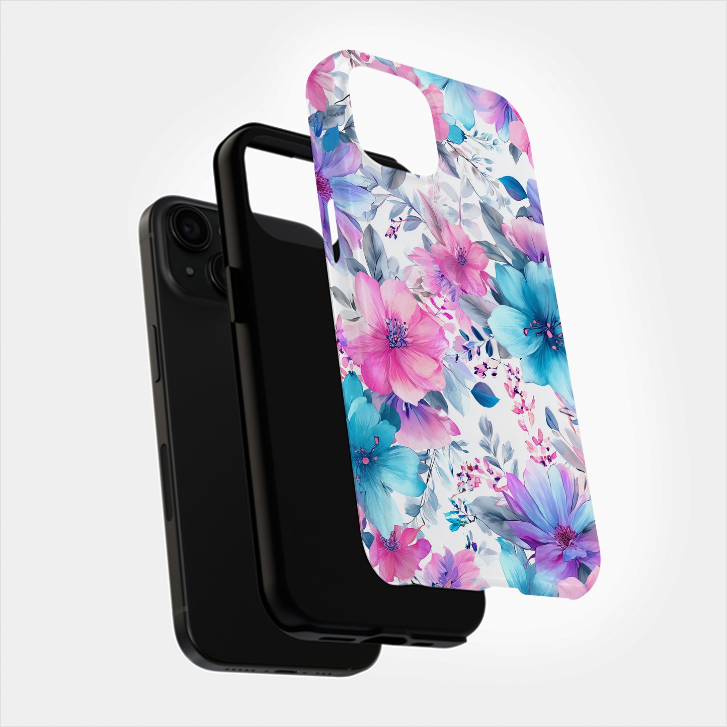 Pastel Bloom Garden Protective Phone Case