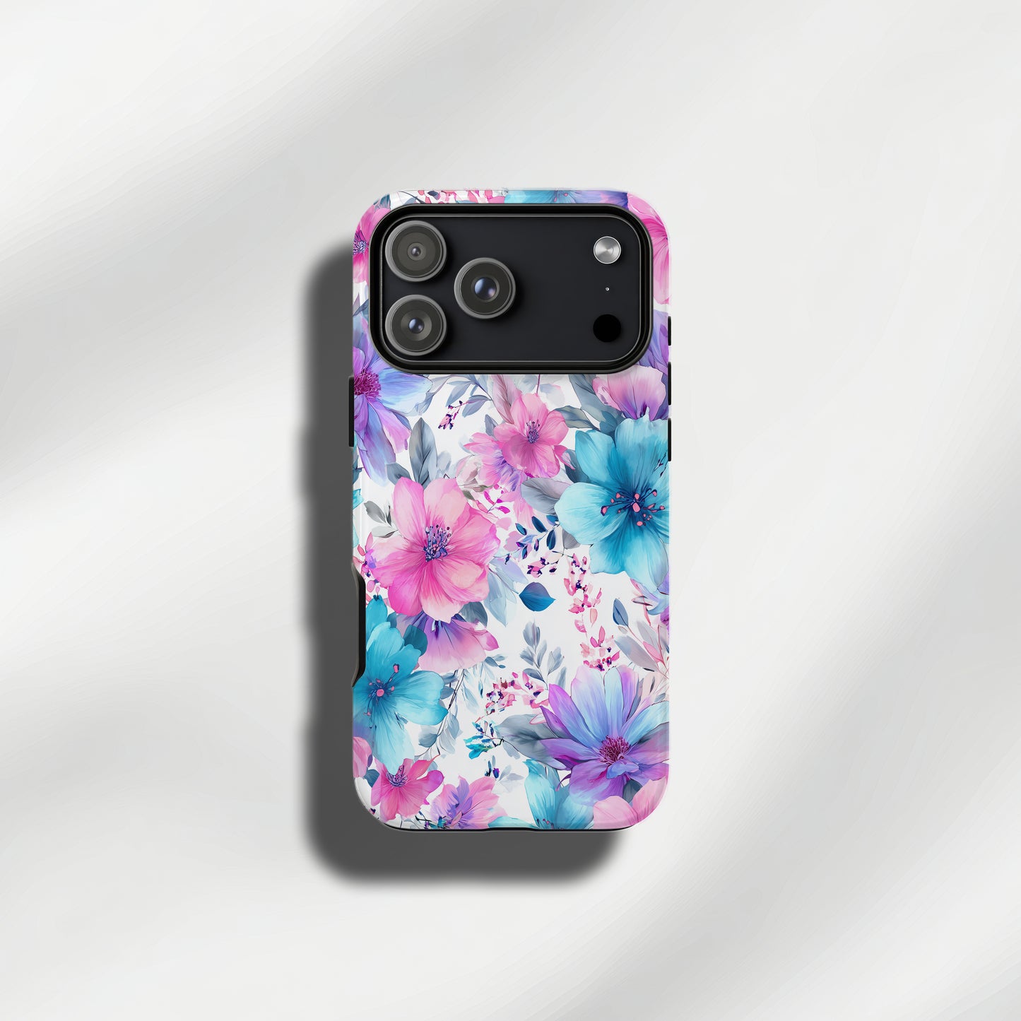 Pastel Bloom Garden Protective Phone Case