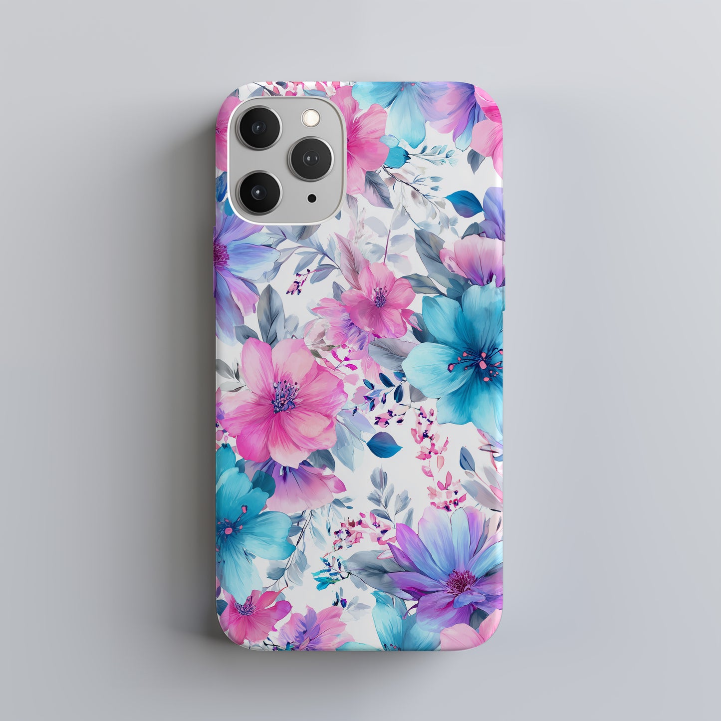 Pastel Bloom Garden Protective Phone Case