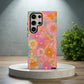 Retro Bloom Swirl Protective Phone Case