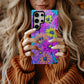 Neon Daisy Pop Protective Phone Case
