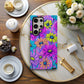 Neon Daisy Pop Protective Phone Case