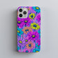 Neon Daisy Pop Protective Phone Case
