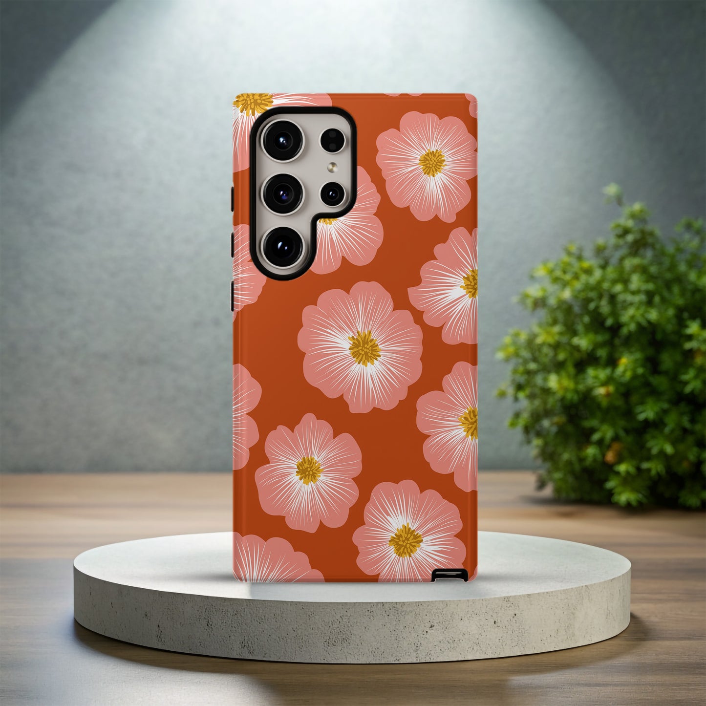 Sunset Blossom Minimalist Protective Phone Case