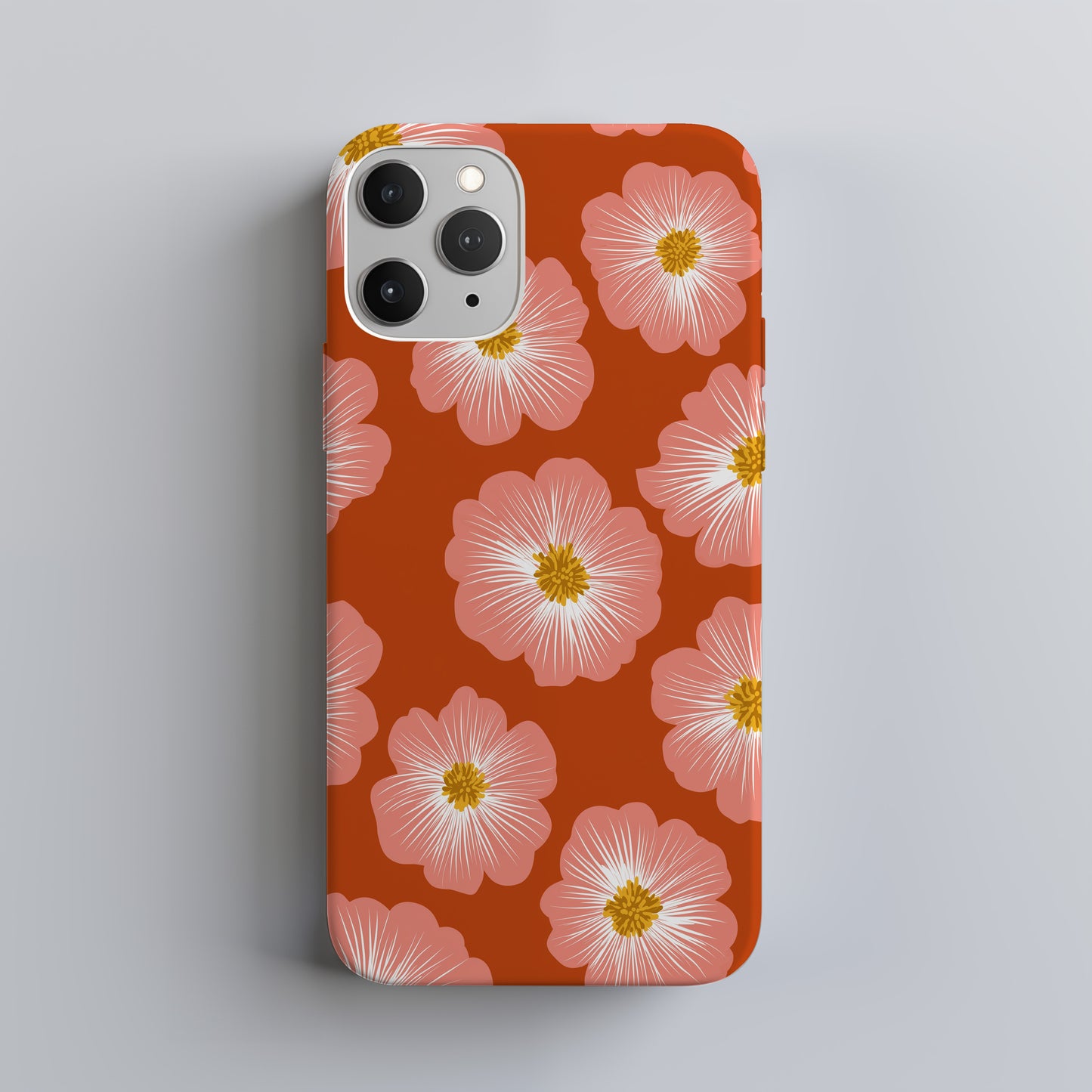 Sunset Blossom Minimalist Protective Phone Case