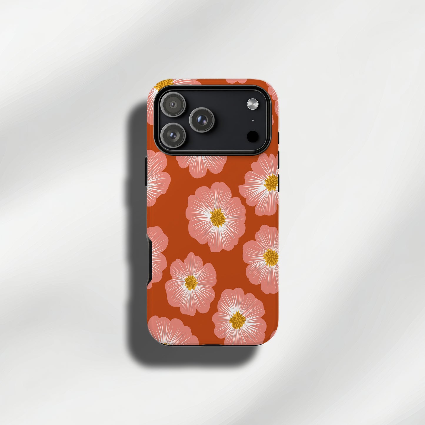 Sunset Blossom Minimalist Protective Phone Case