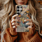 Vintage Monarch Butterfly Collage Protective Phone Case