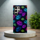 Neon Kiss Lips Protective Phone Case