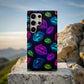 Neon Kiss Lips Protective Phone Case