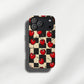 Retro Cherry Checkerboard Protective Phone Case