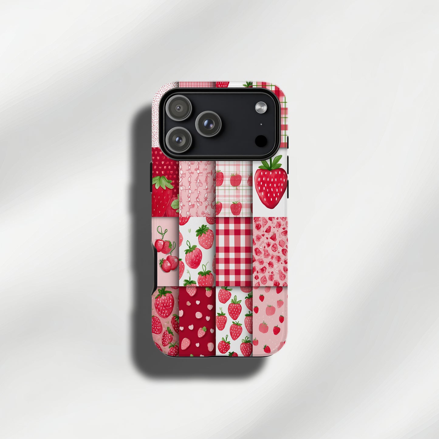 Strawberry Picnic Aesthetic Protective Phone Case