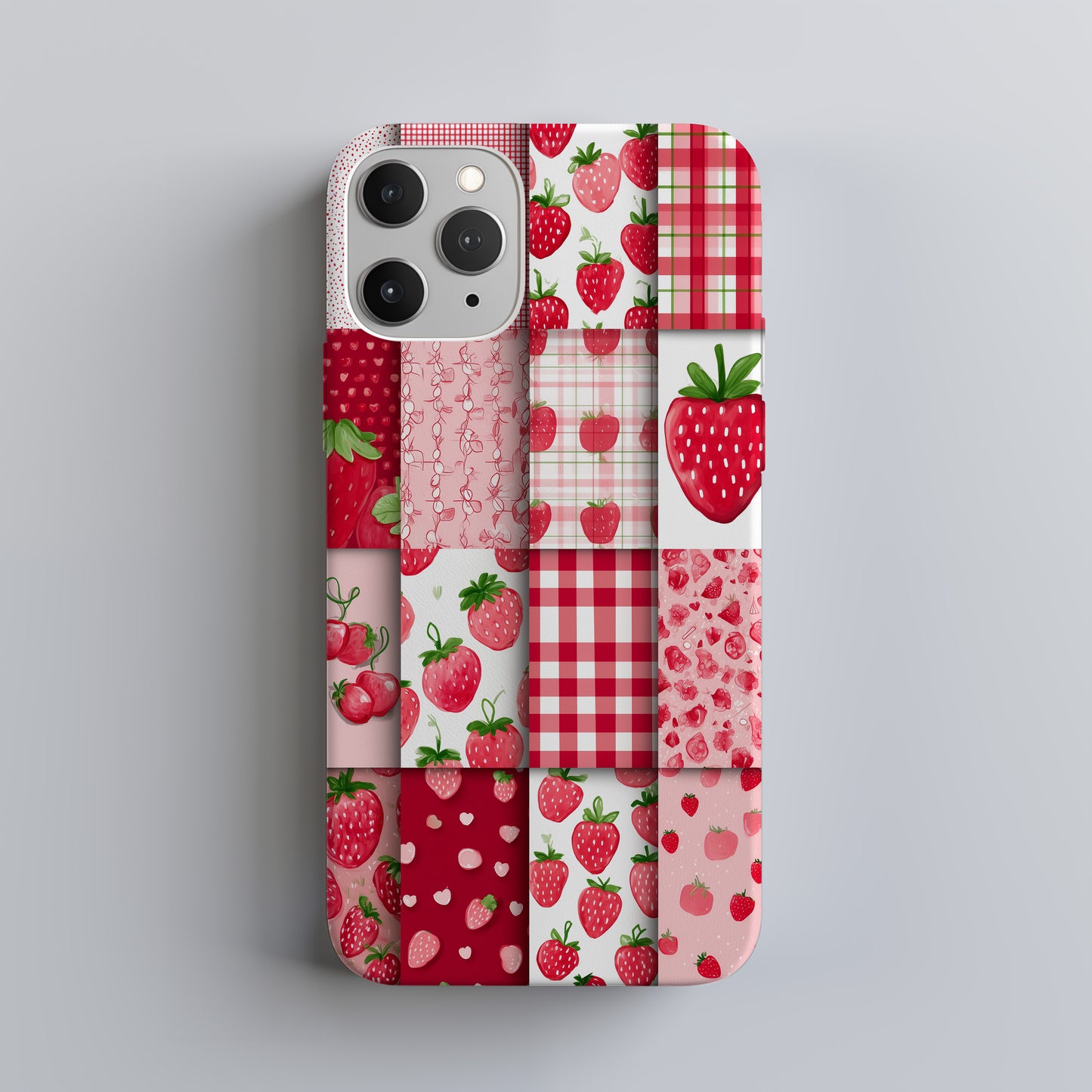 Strawberry Picnic Aesthetic Protective Phone Case