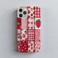Strawberry Picnic Aesthetic Protective Phone Case