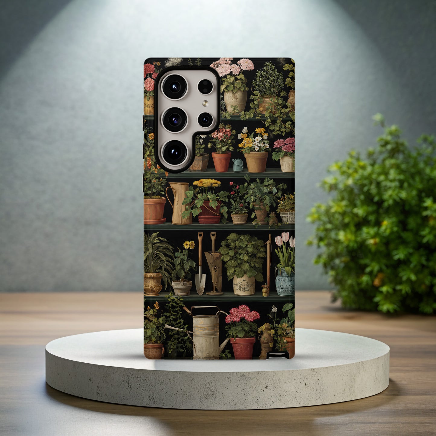 Vintage Botanical Garden Shelf Phone Case