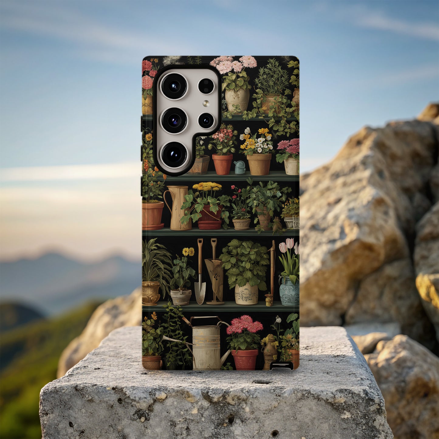 Vintage Botanical Garden Shelf Phone Case