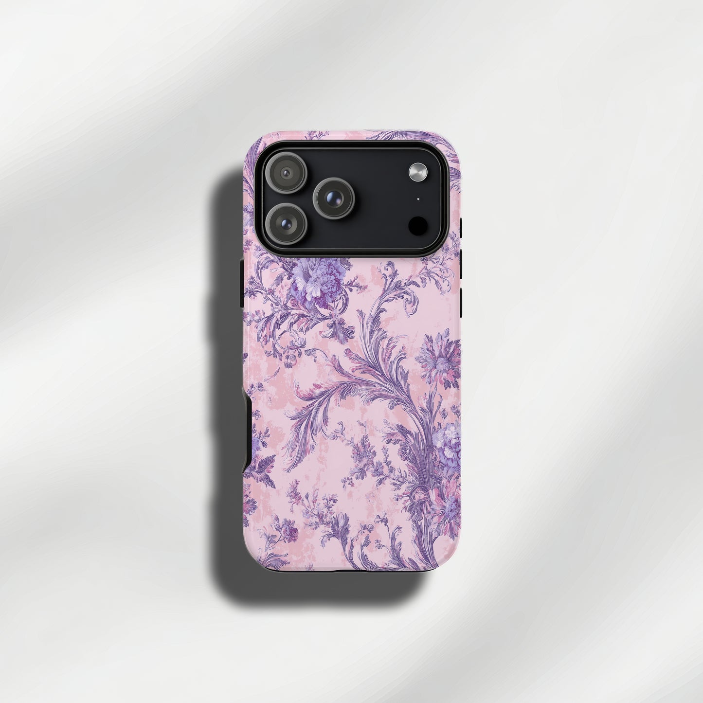 Blush Baroque Floral Phone Case