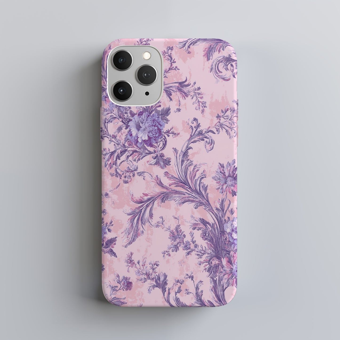Blush Baroque Floral Phone Case